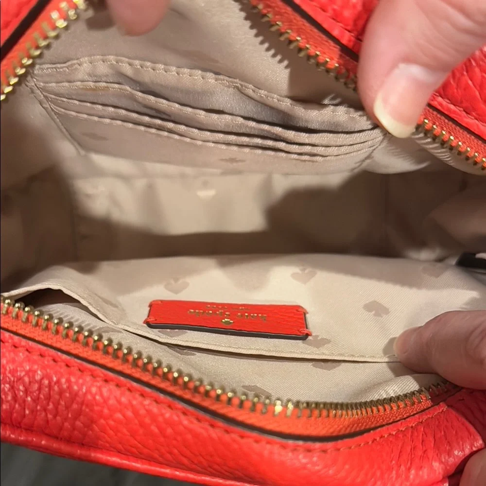 Kate Spade Vibrant Red Crossbody Bag - Picture 3 of 4